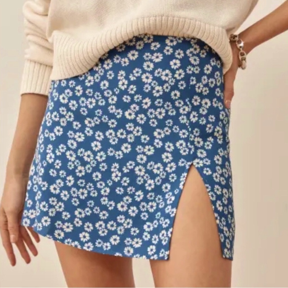 NWOT Reformation Margot Mini Skirt - 8